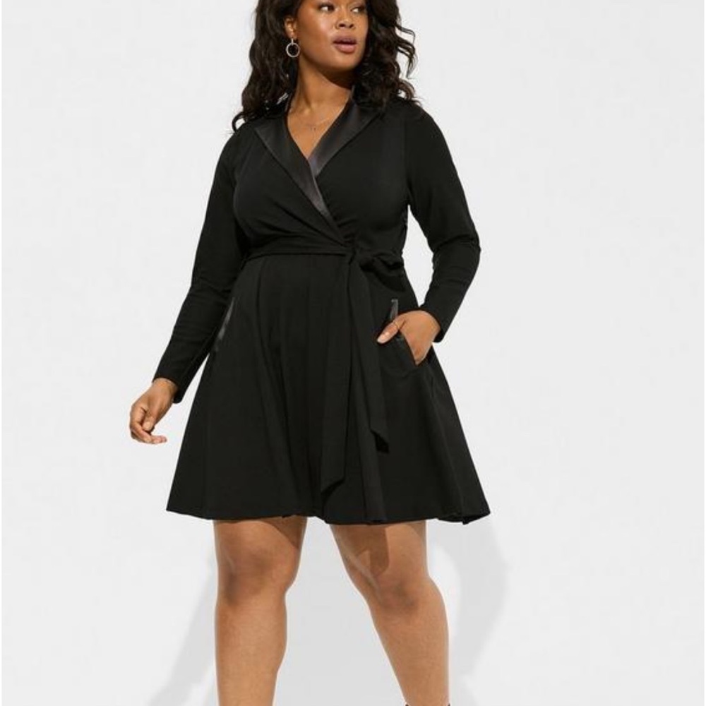 Torrid mini tuxedo dress